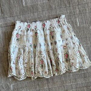 LoveShackFancy Floral White Mini